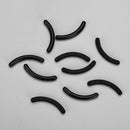 10pcs Silicone Eyelashes Curler Replacement Refill Pads Makeup Tools/Black