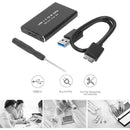 Mini USB 3.0 SSD Disk to mSATA Hard Drive Enclosure External Hard Drive SSD Case