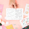 Butterfly Paper Cut Dies Clear Silicone Transparent Animal Seal Stamping Mold