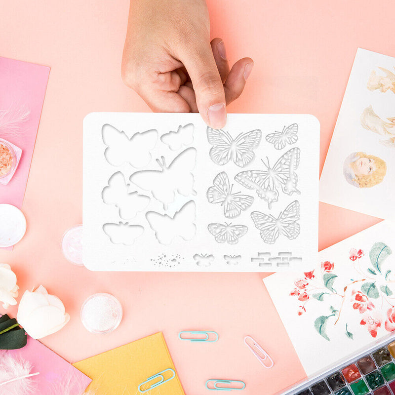 Butterfly Paper Cut Dies Clear Silicone Transparent Animal Seal Stamping Mold