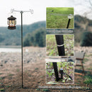 Camping Lantern Lamp Bracket Portable Storage Hook Table Hanging Light Holder