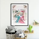 Leisurely Noblewoman Oil Canvas Picture DIY Hand Painted Paint By Numbers Kit