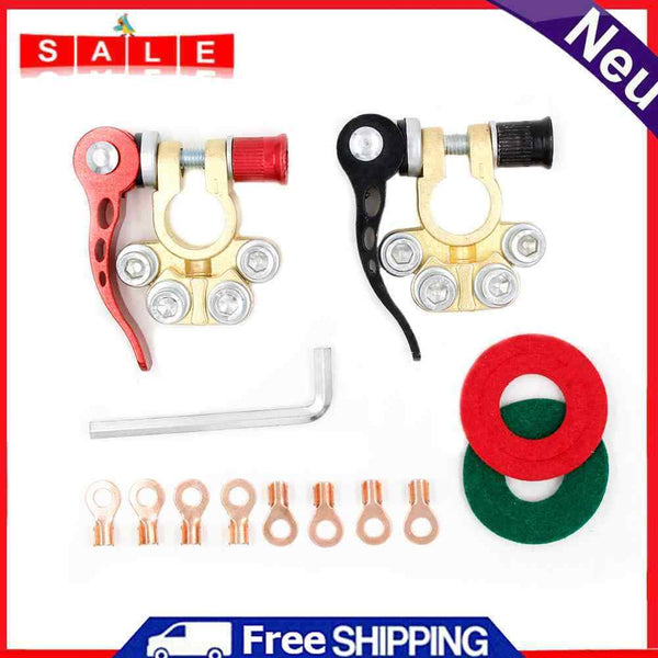 Quick Release Battery Terminals Car Battery Terminals Cable Terminal Connector Kit