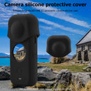 Silicone Case Shell for Insta360 One X2 Camera Lens Protector (Black) Newly