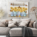 Full Cross Stitch 11CT Cotton Thread DIY Letter Flower Printed Embroidery K