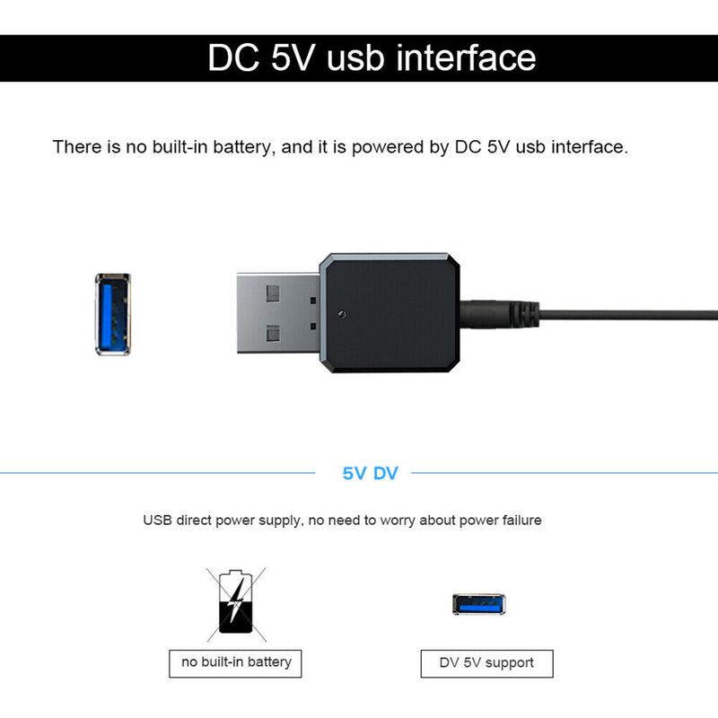 KN318 Wireless Bluetooth-compatible 5.1 Receiver 3.5mm Jack for Car Music A