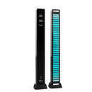 2pcs  RGB 40 LED Voice-Activated Pickup Rhythm Strip Light (Black)