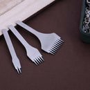 3pcs Europe Oblique Flat Cut French Leather Punch Carving Art Tool(3.85) Newly