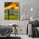 Prairie Windmill DIY Oil Paint by Numbers Coloring Drawing Kit for Home Dec