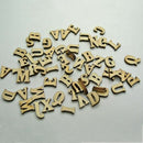 Cardmaking Unfinished Wooden Letters Cutting Discs Tile Alphabet Wood Sign
