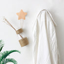 Wall Hooks - Wooden Handmade Decorative Wall Hooks Rack - Star / Moon / Cloud