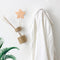 Wall Hooks - Wooden Handmade Decorative Wall Hooks Rack - Star / Moon / Cloud