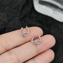 Jewelry Geometric Heart Clip Earrings No Piercing Earrings C-shape Ear Clip