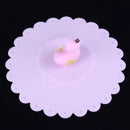 Silicone Cartoon Cup Cover Creative Anti-Dust Sealing Coffee Lid Caps(5)