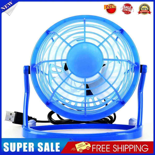 #A 4 Inch Mini Silent Desktop Fan USB Rechargeable Office Home Cooling Mute Fan