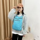 20L Lightweight Backpack Outdoor Folding Camping Sport Pack (Light Blue) Newly