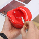 Fashion Home Office Creative Cigar Ashtray Lips Shape Ceramic Ashtrays