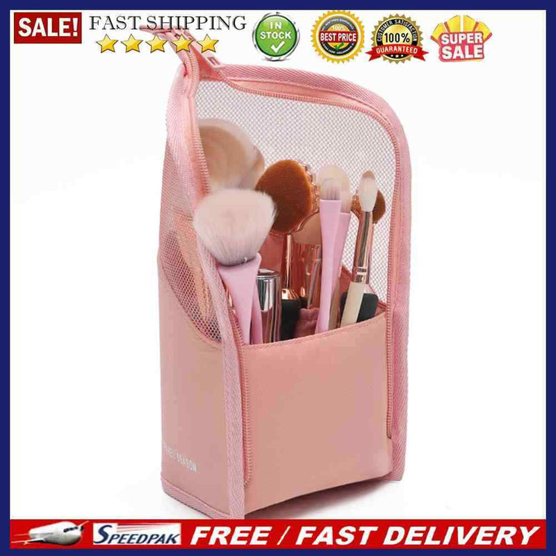 Eyebrow Pencil Makeup Brush Holder Pouch Travel Waterproof Cosmetics Storag