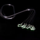 30pcs/Lot High Carbon Steel Luminous Fishing Fishing Barbed Hook Fishing Tackles