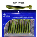 10x 9cm 4.2g Bionic Mandarin Fish Fishing Lures Artificial Soft Bait (10)