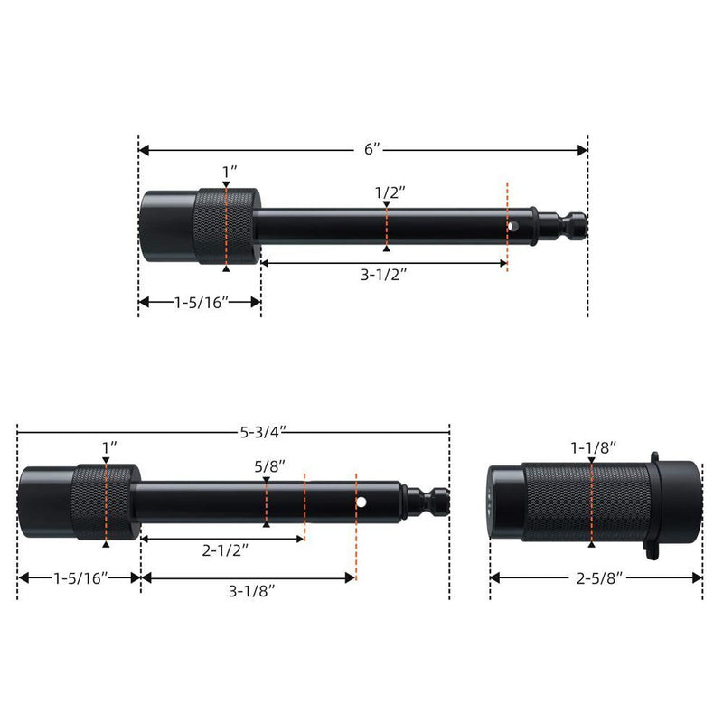 Extra Long Heavy Duty Tow Trailer Hitch Lock Pin Towing Hitch Lock Receiver