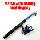 Ultra Hard Spinning Fishing Rod Fiberglass Long Shot Fishing Tackle (2.1m) Newly