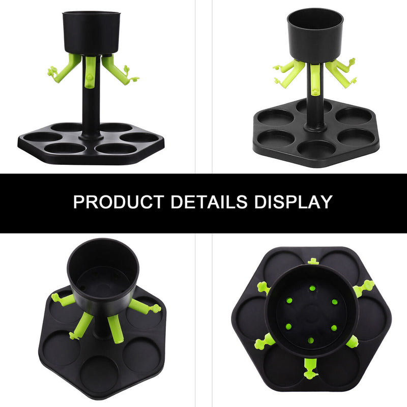 6 Shot Glass Dispenser Shot Buddy Dispenser for Filling Liquids Cocktail Wi