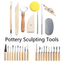 32pcs/set wood Pottery DIY Sculpture Graver Needle Carving Cutter Ceramic Tool
