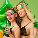 6pcs Hawaii Summer Party Paper Glasses Kid Beach Party Funny Photo Props Decor