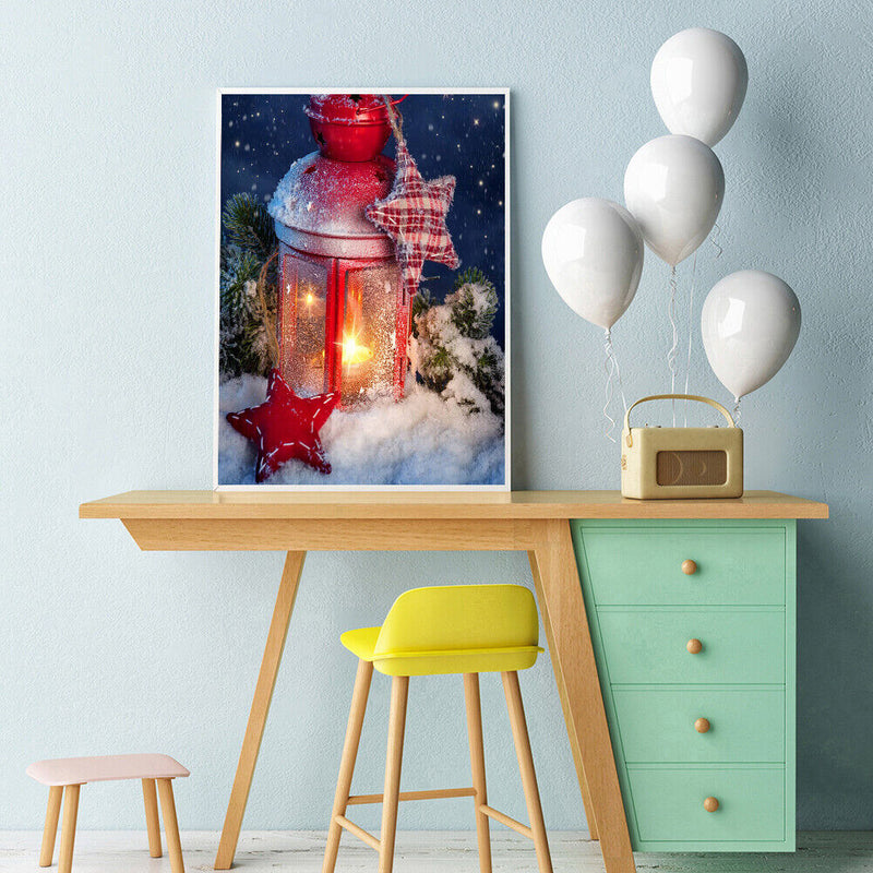 Oil Paint By Numbers Christmas Coloring Picture Digital