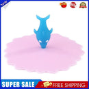 Silicone Heat-resistant Dust-proof Sealed Cup Lid Food Wrap Cover (Dolphin)