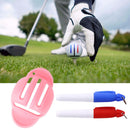 Golf Ball Line Liner Marker Pen Alignment Marks Tool Training Aids (Pink) Newly