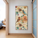 Zero Basis Paint by Number Kit Oil Drawing HandPainted Paint Bird Flower Patt