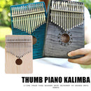 17 Keys Kalimba Wooden Thumb Finger Piano Traditional Finger Musical Instrume