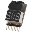 Meter Tester RC Voltage Display Alarm Buzzer Battery Low Lipo Battery Monitor