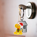5D DIY Full Special Drill Diamond Painting Keychain Art Pendant(22x8cm) Newly