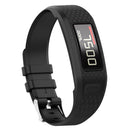Multicolor Small Wrist Strap Replacement for Garmin Vivofit 1/2 (Black)