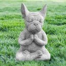 Sculptures Meditation Dog Sculpture Micro Landscape Sitting Zen Dog Statue