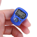 Stitch Marker Row Finger Ring Counter Electronic Tally Counter (Dark Blue) Newly