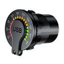 Car Motorcycle Dual USB Charger QC3.0 Power Socket with Switch + Wires Newly