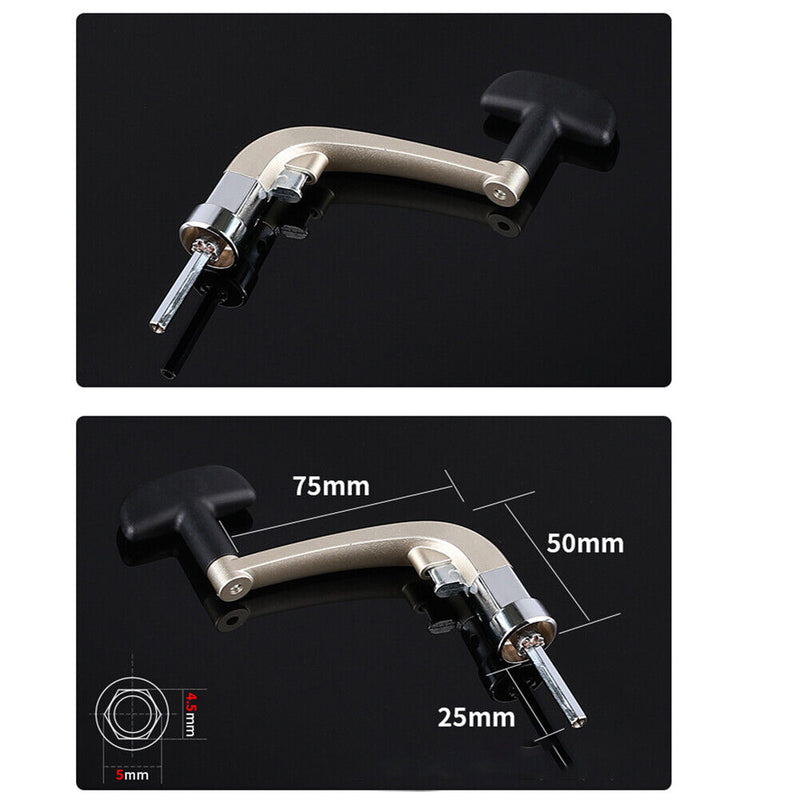 Spinning Fishing Reel Folding Handle Metal Rocker Arm Fishing Tackle Accessor