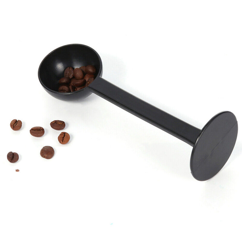 2 in 1 Coffee Spoon Dual-use Bean Powder Scoop 10g Plastic Measuring Spoon Newly
