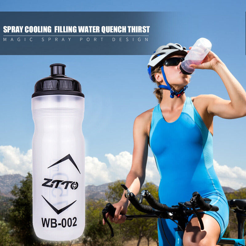 ZTTO 750ml Bike Water Bottle with Holder Outdoor Sports Cycling Drinking Kesse