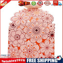 10pcs Hollow Butterfly Candy Boxes Wedding Favors Gift Chocolate Bag (Pink)