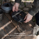 #A ShineTrip Furnace Heat Shield Insulation Mats Stainless Steel for Outdoor