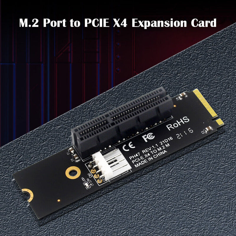 M.2 SSD NGFF to PCI-E X4 PCI-Express X1/X4/X8/X16 with Cable Set