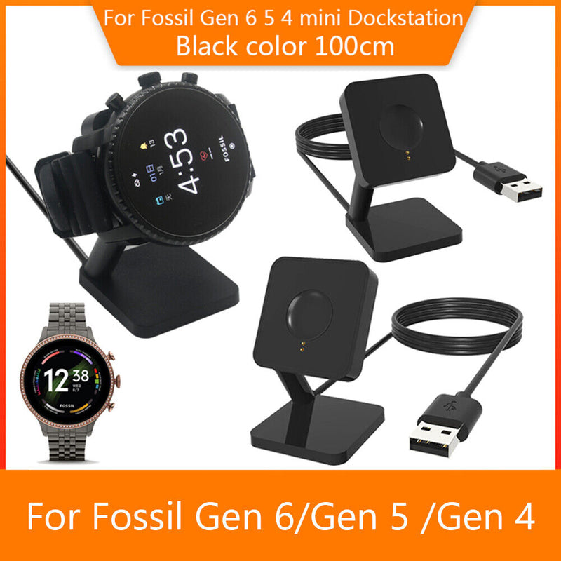 Sport Watch Charger Dock for Fossil Gen 6/5/4 Desktop Charging Stand Station