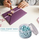 200pcs Octagon Sealing Wax Blue Wax Beads for Envelope Invitation DIY (B)