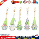 5pcs DIY Diamond Painting Keychain Gnome Special-shaped Drill (AA986) Newly
