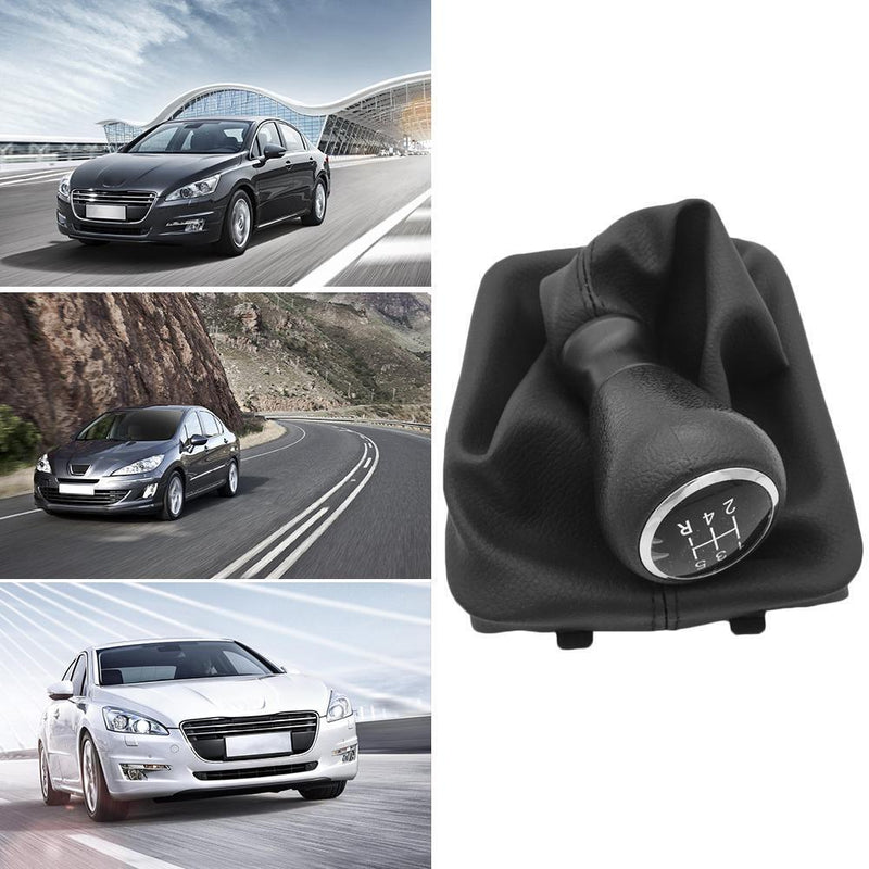 For Peugeot 206 207 5 Speed Gear Shift Knob Shifter Stick Lever Necklace Cover